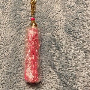 Lilly Pulitzer Pink tassel Necklace New